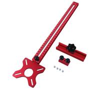 Rersduyt Router Milling Groove Bracket Cabinet Hardware Jig Router Circle Cutting Jig Punch Router Milling Groove Bracket Metric