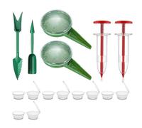 Rersduyt Seed Planter Manual Tool with Mini Seed Spreader and Dibber Widger for Garden Enthusiasts