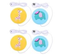 Rersduyt Silicone Heated Coasters Electric Drink Heater Heating Pad Thermostatic Coasters Coaster Drink Heating