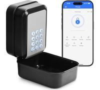 Rersduyt Smart Key Lock Box Electronic Bluetooth Lock Box with APP Control and PIN Code Type for -Real Estate Agent Office