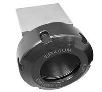 Rersduyt Square Four-Corner Chuck Block ER40 Chuck Bracket Workpiece Fixing Bracket Suitable for CNC Lathe Engraving Machine