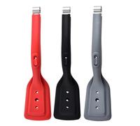 Rersduyt Steak Clamp Stainless Steel Silicone Kitchen Tongs Adjustable BBQ Spatula and Clamp Multipurpose Flipping Fish Gripper Easy Install