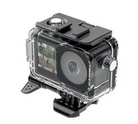 Rersduyt Suitable for Action3 Waterproof Housing, 45m Diving Double Cold Shoe Port, Suitable for Fill Light Accessories