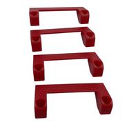 Rersduyt Tape Measure Holder Tool Storage for Garage Organization Tool Holder for Power Tool on Ladder, Work Bench 4 PCS Red