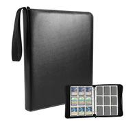 Rersduyt Trading Card Binder 9 Pocket.Holds 900 Sports, TCG, Game, Credit, Coupon, Gift and Business Cards. Card Collection