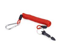 Rersduyt Trailer Breakaway Cable 6ft Spring Breakaway Coiled Cable for RV Towing Trailer Emergencyy for Emergency Connecting RV Trailer