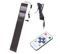 Rersduyt Truck Devil Eye LED Matrix Pixel Panel Soft Foldable Lighting Graffiti Scrolling Stick Up Text Board Windshield 47.2inch