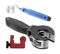 Rersduyt Tube Compact Cutter, Tubing Cutter 1/4" to 7/8", 2 in 1 Close Quarters for Cutting PVC, Ppr, and Plastic Hoses, Ratcheting Tube Cutter (1/4" to 7/8")