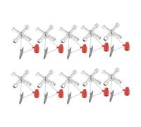 Rersduyt Universal Control Cabinet -Key Wrenches Zinc Alloy Construction Compact Size 10pcs