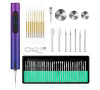 Rersduyt USB Rechargeable Engraving Pen Engraver,Portable DIY Hand Drill for Jewelry Making,Metal Wood Stone Plastic Glass,