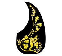 Rersduyt Water Drop Type Guitar Pickguard Anti-Scratch Board PVC Classical Guitar Pickguard Anti-Scratch Board B