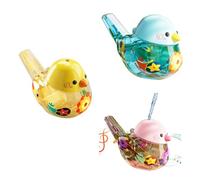 Rersduyt Waterfowl Whistle Bird Water Whistle with Lanyard, Children'S Bird Singing Waterfowl Whistle