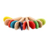 Rersduyt Wooden Children'S Percussion Instrument Orff Instrument Toddler Handle Soundboard