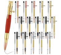 Rersduyt Wooden Pen Set Ballpoint Pen Set School Supplies for DIY Making Classroom Supplies Teacher Student Gifts