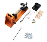 Rersduyt Woodworking Bevel Hole Tool 9.5mm Aluminum Alloy with Base Vacuum Cleaner Woodworking Drilling Hole Locator Option B