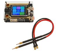 Rersduyt XW1 Portable Spot Welding Machine DIY Accessories 18650 Lithium Battery Nickel Sheet Color Screen LCD Double Pulse 12V
