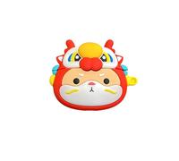 Rertnocnf Case Compatible with 2024 Airpods 4, Cute Kawaii Lucky Festive Shiba Inu Case Cover,Portable Earbuds Accessories Soft Silicone Wireless Earphone Shockproof Protector with Hook