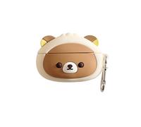 Rertnocnf Case Compatible with Airpods Pro/Pro2, Cute Kawaii Bear Design Case Cover, Fashion Portable Earbuds Accessories Soft Silicone Wireless Earphone Shockproof Protector with Hook
