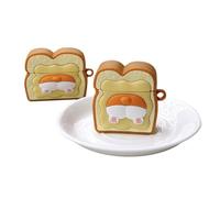 Rertnocnf Case Compatible with Airpods Pro/Pro2, Cute Kawaii Shiba Inu Toast Design for Kids Boys Girls Portable Accessories Soft Silicone Wireless Headphones Shockproof Protection