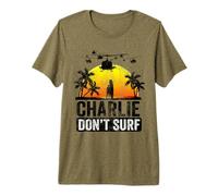 Rertro Vintage Charlie Dont Surf Premium T-Shirt