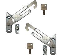 Res-Lok Concealed Window Restrictor Child Lock Key Locking Right & Left Hand Pair