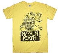 Res Napalm Death Hatred Surge Carcass Brutal Truth Terrorozer New Yellow T-Shirt