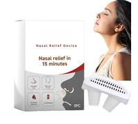 Res/pirelief Red Light Nasal Ther/apy Device,Red Light Nasal Ther/apy Instrument,Infrared Light Ther/apy,Silicone Breathing Light,Nasal Soothing Device,Nasal Clearing Device,Easy to Use