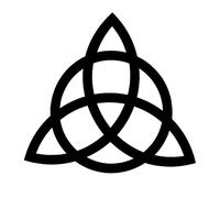 RESACO Celtic Metal Wall Decor Irish Trinity Knot Wall Art Celtic Symbol Wall Plaque Knot Art Home Decorations for Bathroom Kitchen Office Indoor Outdoor