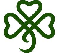 RESACO St Patricks Day Decorations Shamrock Decorations Shamrock Wreath Irish Celtic Gift for St Patty's Day Lucky Shamrock Ornaments for Front Door Bathroom Laundry Room Home Office (Green)
