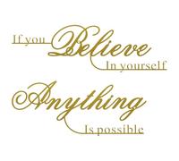 Resama If You Believe in Yourself,Anything is Possible Wall Art Decor