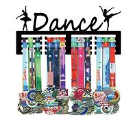 Resama Medal Holder Dance Dancer Medal Holder Display Hanger Rack Frame Shelf-Medal Hanger Awards Ribbon Dance Soccer,Gymnastics,Holder Display Rack for 60 Medals