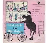 RESCHKE, ETHEL / Ethel Reschke singt Moritaten / Bildhülle / BERTELSMANN SCHALLPLATTENRING # 36 742 / Deutsche Pressung / 7" Vinyl Single Schallplatte / Die Räuberbraut / Der Wilddieb / Der Tod auf den Schienen / Ritter Ewald /