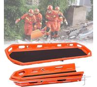 Rescue Basket Stretcher, Stainless Steel Basket Emergency Medical Stretcher with Straps and Lifting Sling, for Emergency Patient Transport for Hospitals, Clinics, Families, Sports Fields
