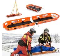 Rescue Basket Stretcher with Lifting Bridle, Portable Emergency Transport, Folding Design for Aircraft, Accident Scene