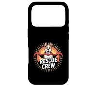 Rescue Crew Superhero Dog Design with Red Cape Case for iPhone 17 Pro