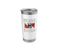 Rescue Diver Open Water Divemaster for Vintage Scuba Diving Stainless Steel Insulated Tumbler