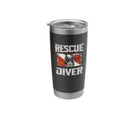 Rescue Diver Open Water Divemaster for Vintage Scuba Diving Stainless Steel Insulated Tumbler