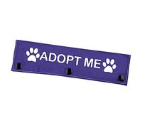 Rescue Dog Leash Sleeve Adopt Me Dog Leash Wrap Pet Adoption Patch (Adopt Me)