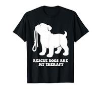 Rescue Dogs Are My Therapy Adopt A Pet Adoption Puppy Lover T-Shirt