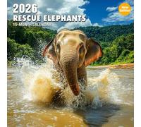 Rescue Elephants 2026 Calendar