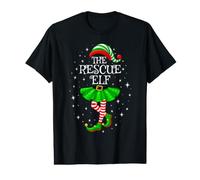 Rescue Elf Christmas Matching Men Women Funny Xmas Holiday Value Graphic T-Shirt