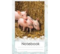 Rescue Farm Animals Notebook For School: Rescue Farm Animals Small Note Book, 6x9 Notebooks For Work With 110+ Dotted Lined Grid Pages, Christmas Birthday Gift For Mom Dad Men Women Kids