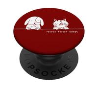 Rescue Foster Adopt Cats and Dogs PopSockets Adhesive PopGrip
