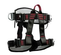 Rescue Harness - Industrial Adjustable Safety Climbing Gear With Heavy Duty Waist Belt And Cushioned Leg Loops, Durable Support System For Intensive Outdoor Training | Ultimate Protection For Tree Cli