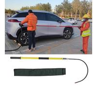 Rescue Hook High Voltage Work Fibreglass Insulated Rescue Life Pole Commercial, 10 35 110 220 KV High Voltage Electrical Rescue Hooks for Construction Sites/Hybrid Vehicles/Electric Repair(Green,