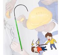 Rescue Hook, Insulated Electrical Tool for Electricians, 1.5M Length, 16” Opening, 220Lbs Load Capacity, Emergency Safety Equipment