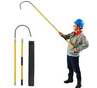 Rescue Hook Kit， Non-Slip Handle for Anti-Electrocution, Firefighting and Electrician Safety Tool(Unique Colour,2m/78in)
