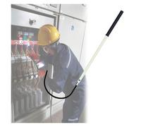 Rescue Hook, Portable Emergency Rescue Pole, Substation Body Rescue Hook, Commercial High Voltage Fiberglass Rescue Sticks(White,200cm/6.5ft)
