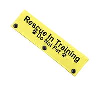 Rescue In Training Do Not Pet Dog Leash Sleeve - Service Dog Leash Wrap