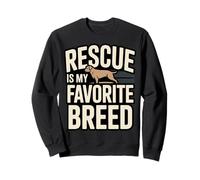 Rescue Is My Favorite Breed Dog Adoption Sweatshirt